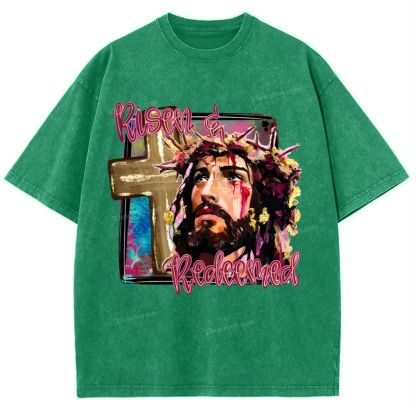 Redemption Snowflake Vintage Washed T-Shirt