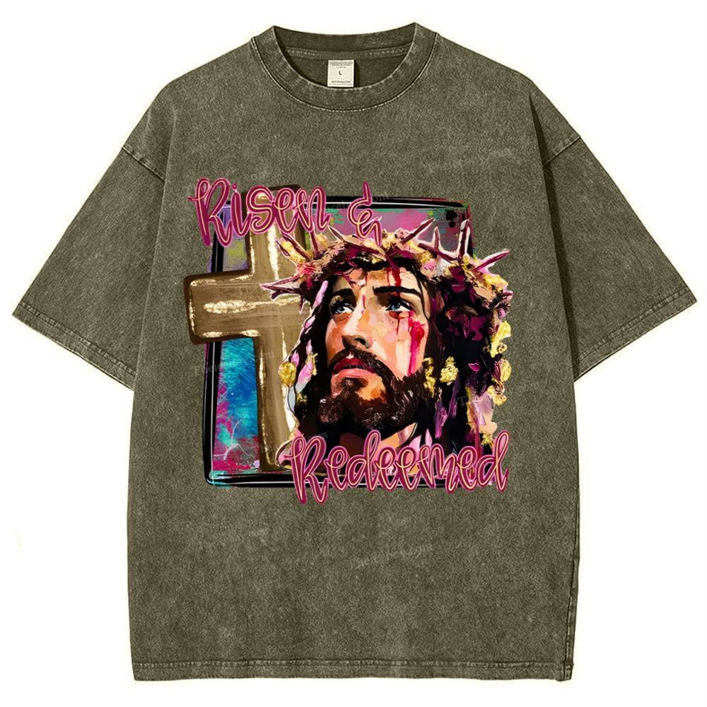 Redemption Snowflake Vintage Washed T-Shirt