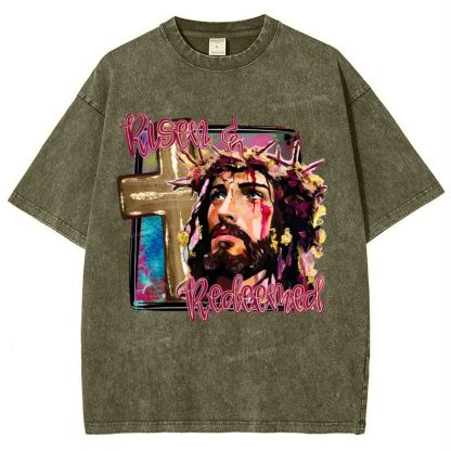 Redemption Snowflake Vintage Washed T-Shirt