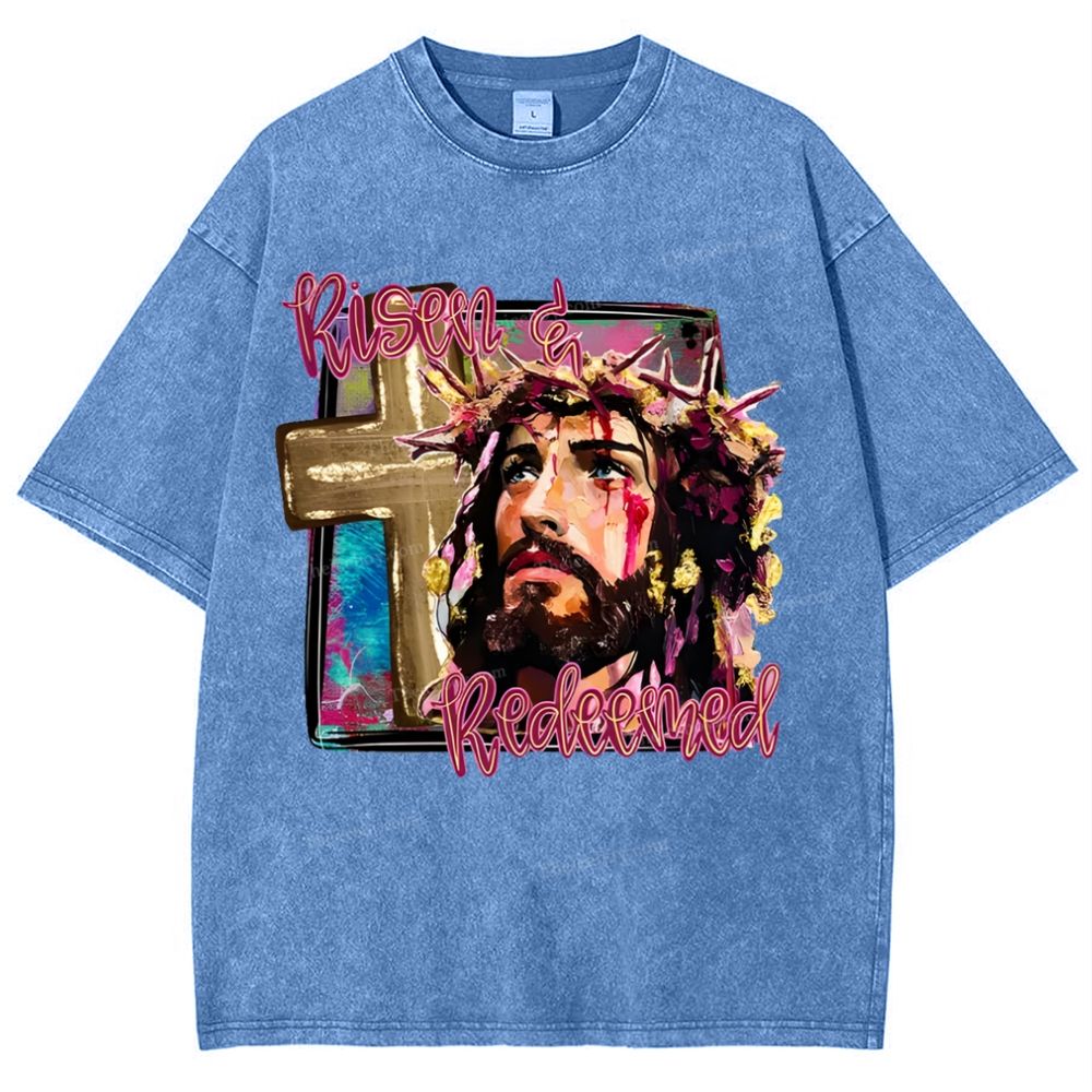 Redemption Snowflake Vintage Washed T-Shirt