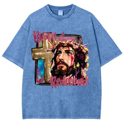 Redemption Snowflake Vintage Washed T-Shirt