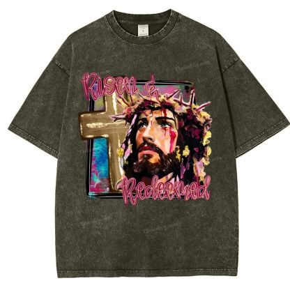 Redemption Snowflake Vintage Washed T-Shirt