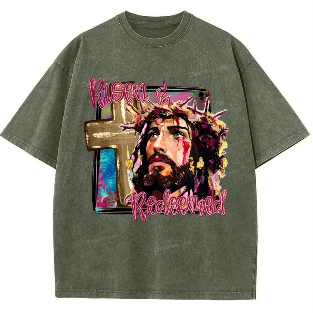 Redemption Snowflake Vintage Washed T-Shirt