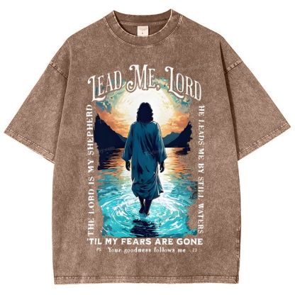 Lead Me Lord Snowflake Vintage Washed T-Shirt