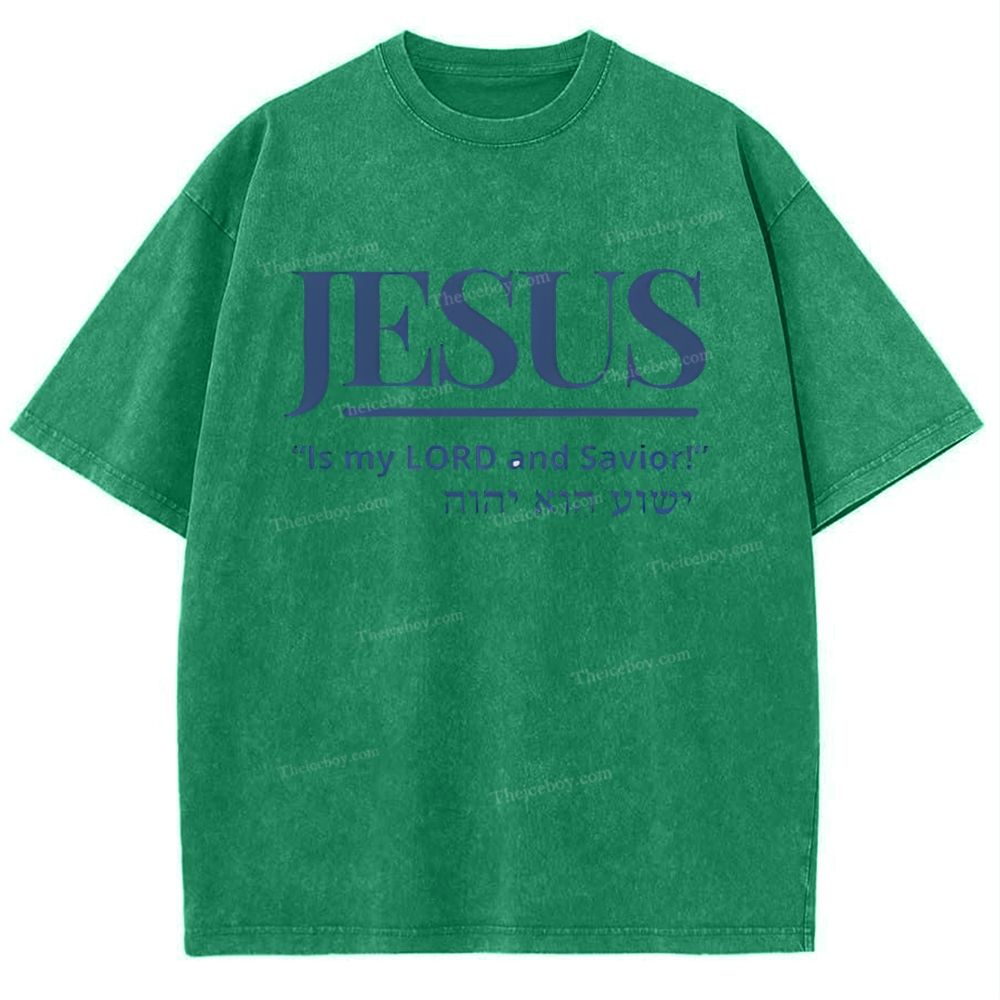 Jesus Snowflake Vintage Washed T-Shirt