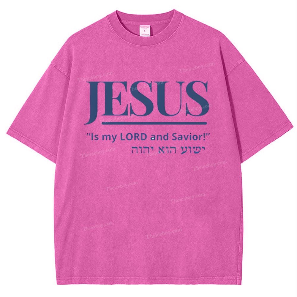 Jesus Snowflake Vintage Washed T-Shirt