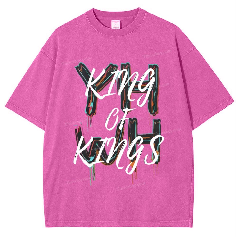 King Of Kings Snowflake Vintage Washed T-Shirt