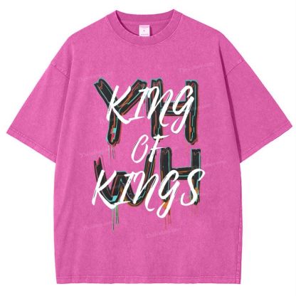 King Of Kings Snowflake Vintage Washed T-Shirt