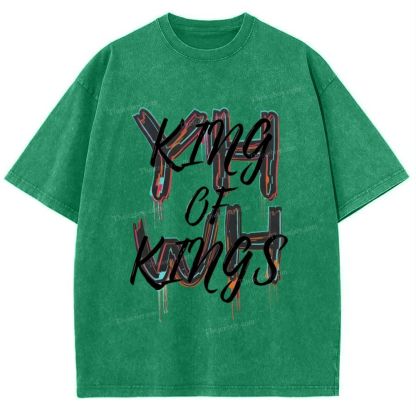 King Of Kings Snowflake Vintage Washed T-Shirt