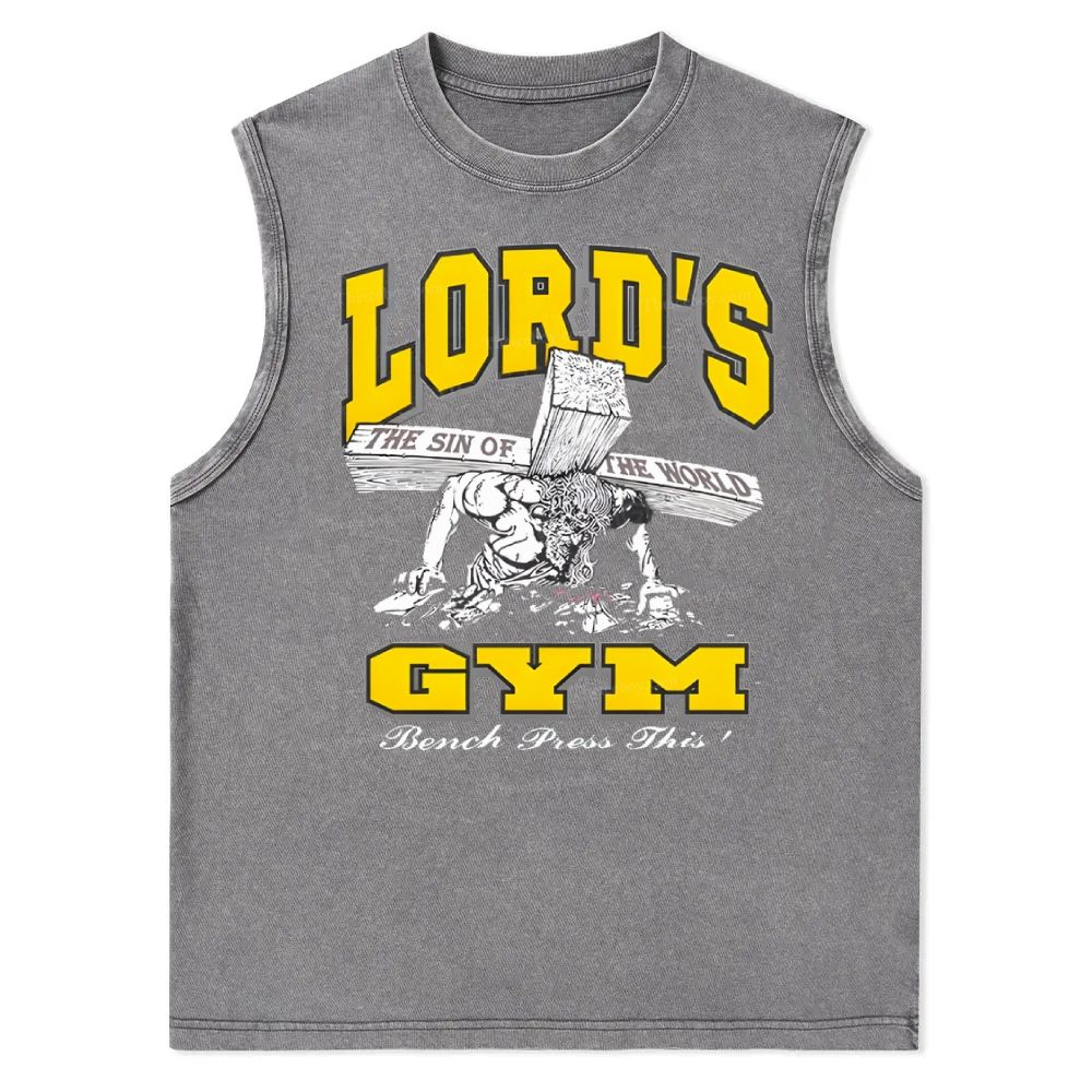 Lords The Sin Of The World Christian Snowflake Washed Vest