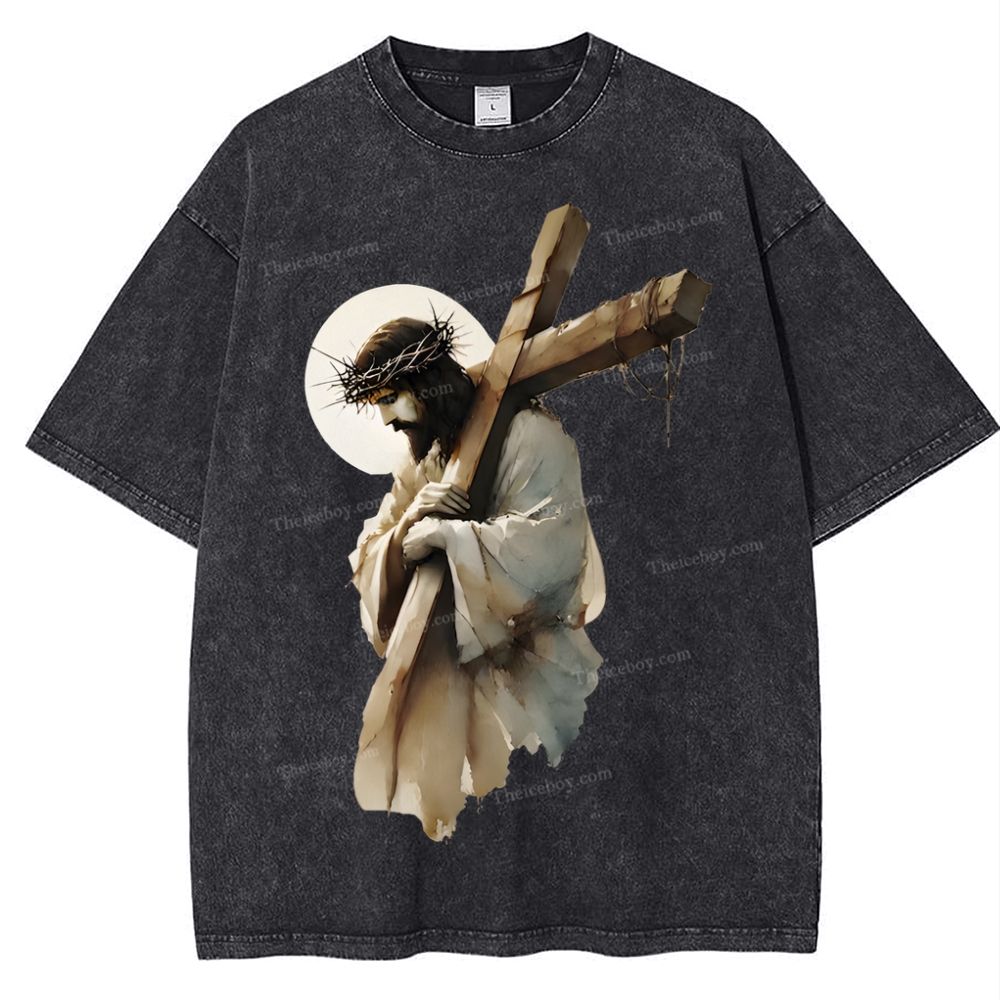 Light of Redemption Snowflake Vintage Washed T-Shirt