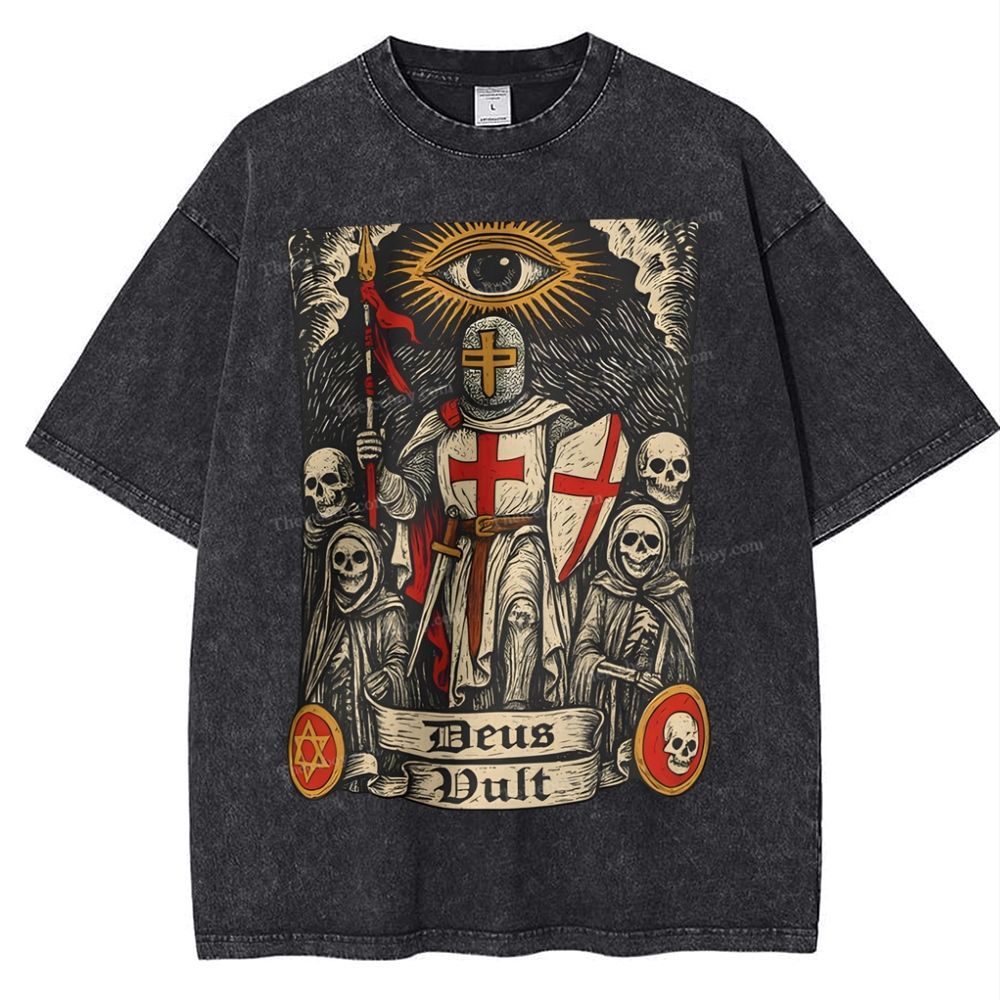 Deus Duit Snowflake Vintage Washed T-Shirt