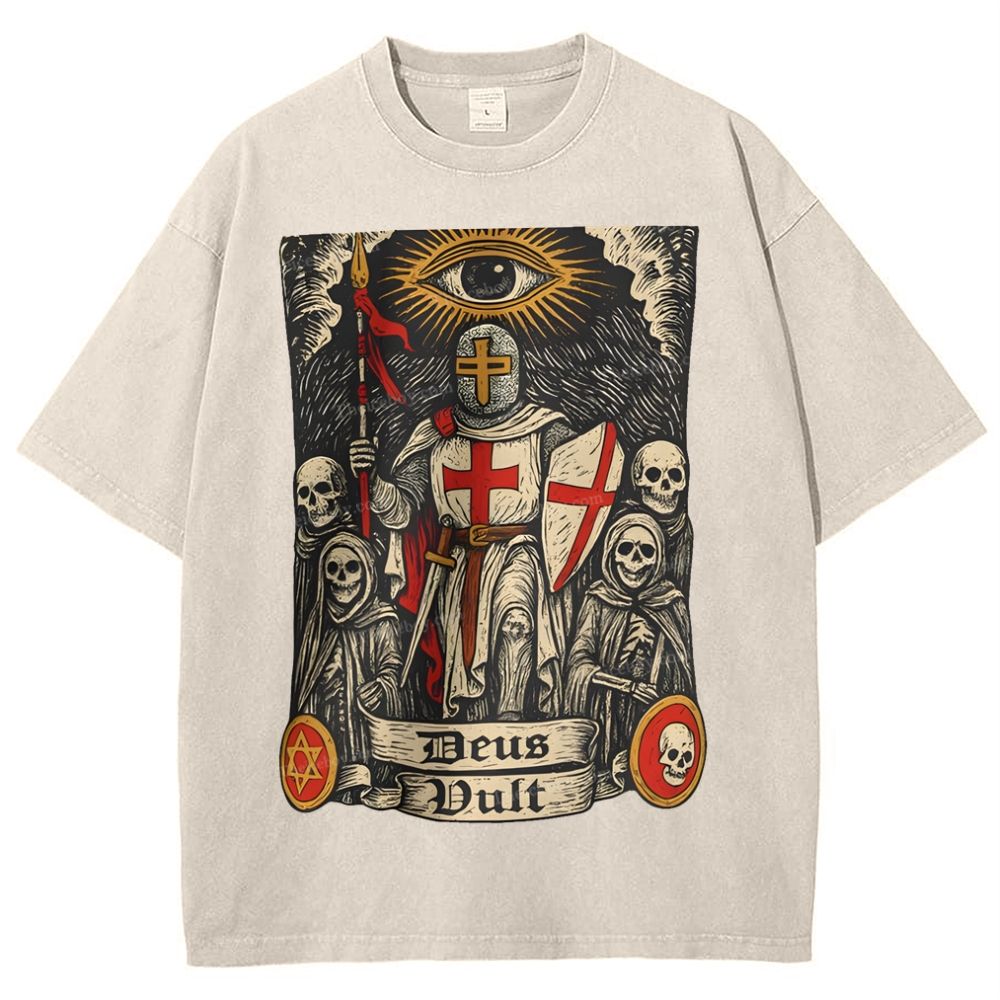 Deus Duit Snowflake Vintage Washed T-Shirt