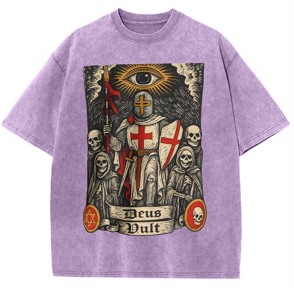 Deus Duit Snowflake Vintage Washed T-Shirt