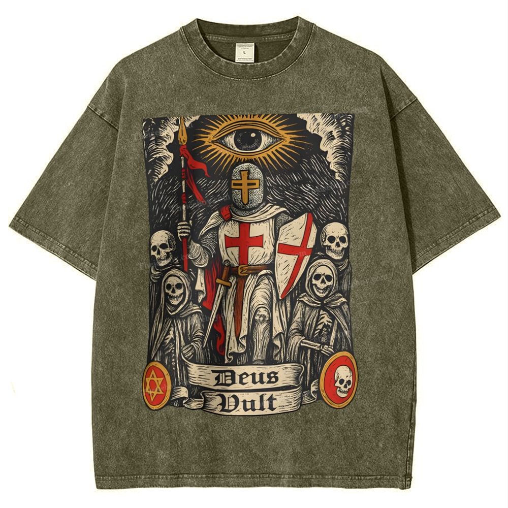 Deus Duit Snowflake Vintage Washed T-Shirt