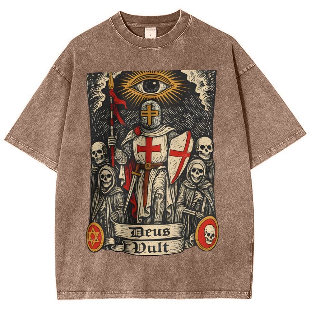 Deus Duit Snowflake Vintage Washed T-Shirt