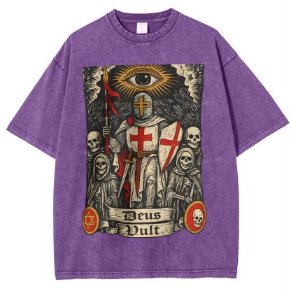 Deus Duit Snowflake Vintage Washed T-Shirt