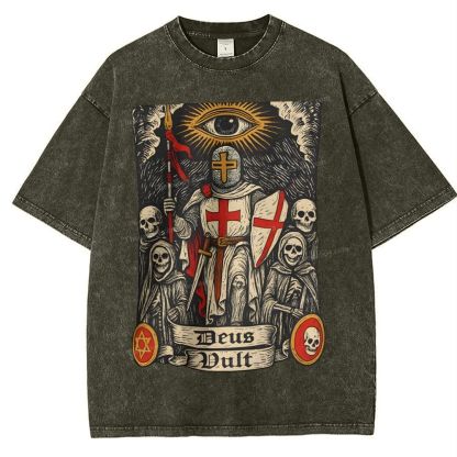 Deus Duit Snowflake Vintage Washed T-Shirt