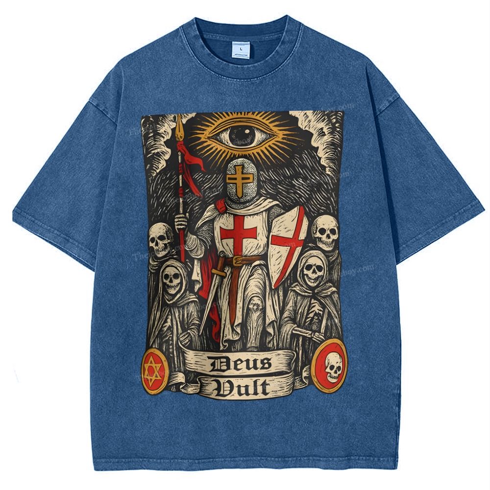 Deus Duit Snowflake Vintage Washed T-Shirt