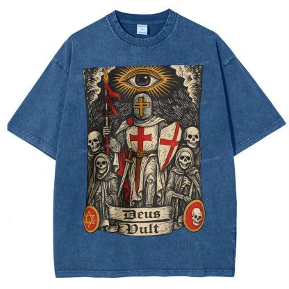 Deus Duit Snowflake Vintage Washed T-Shirt