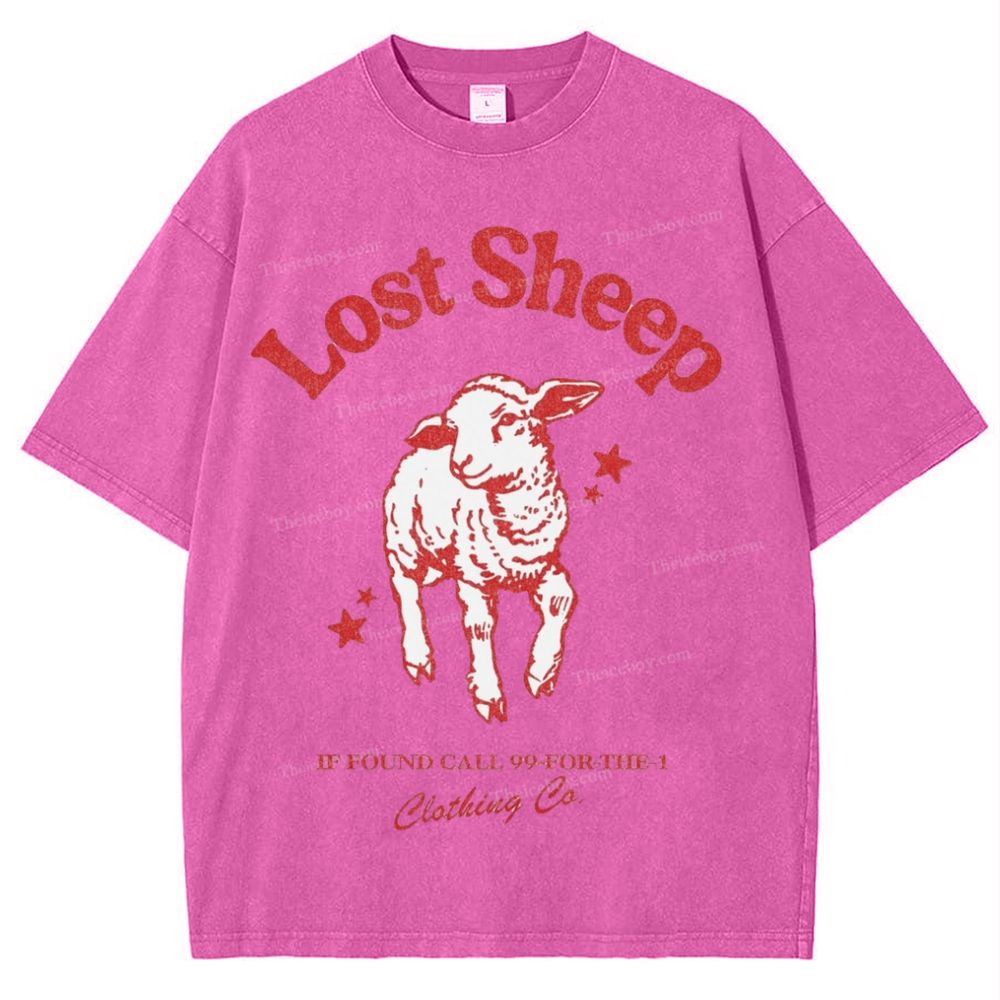 Lost Sheep Snowflake Vintage Washed T-Shirt