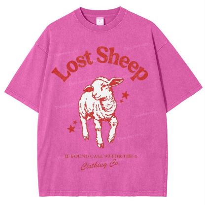 Lost Sheep Snowflake Vintage Washed T-Shirt