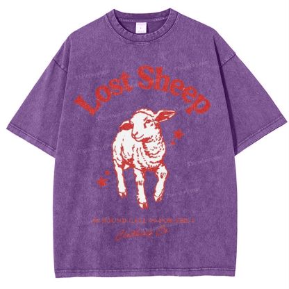 Lost Sheep Snowflake Vintage Washed T-Shirt