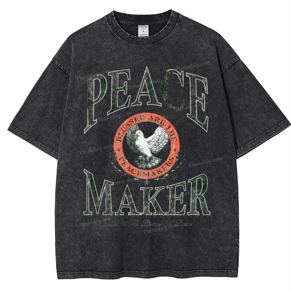 Peacemaker Snowflake Vintage Washed T-Shirt