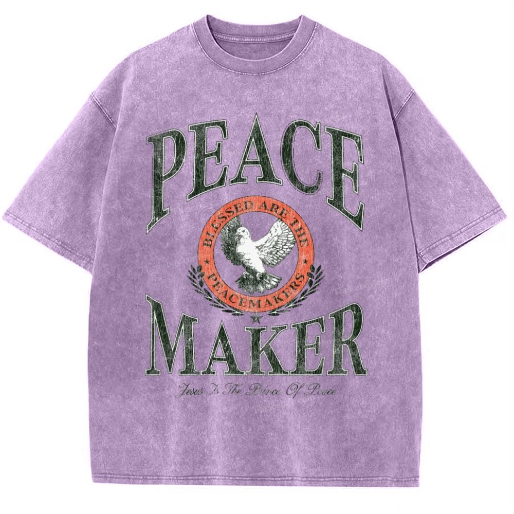 Peacemaker Snowflake Vintage Washed T-Shirt