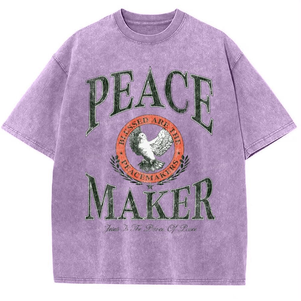 Peacemaker Snowflake Vintage Washed T-Shirt