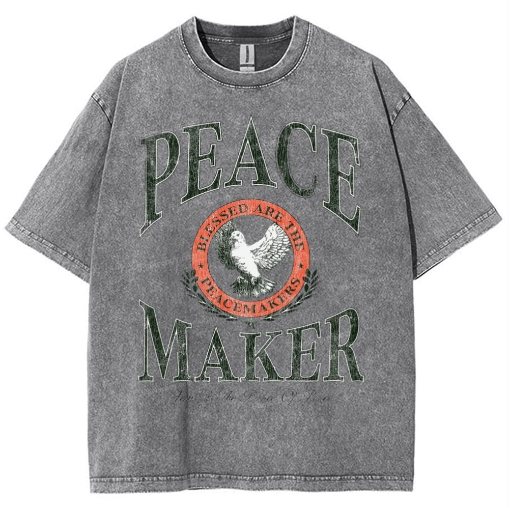 Peacemaker Snowflake Vintage Washed T-Shirt