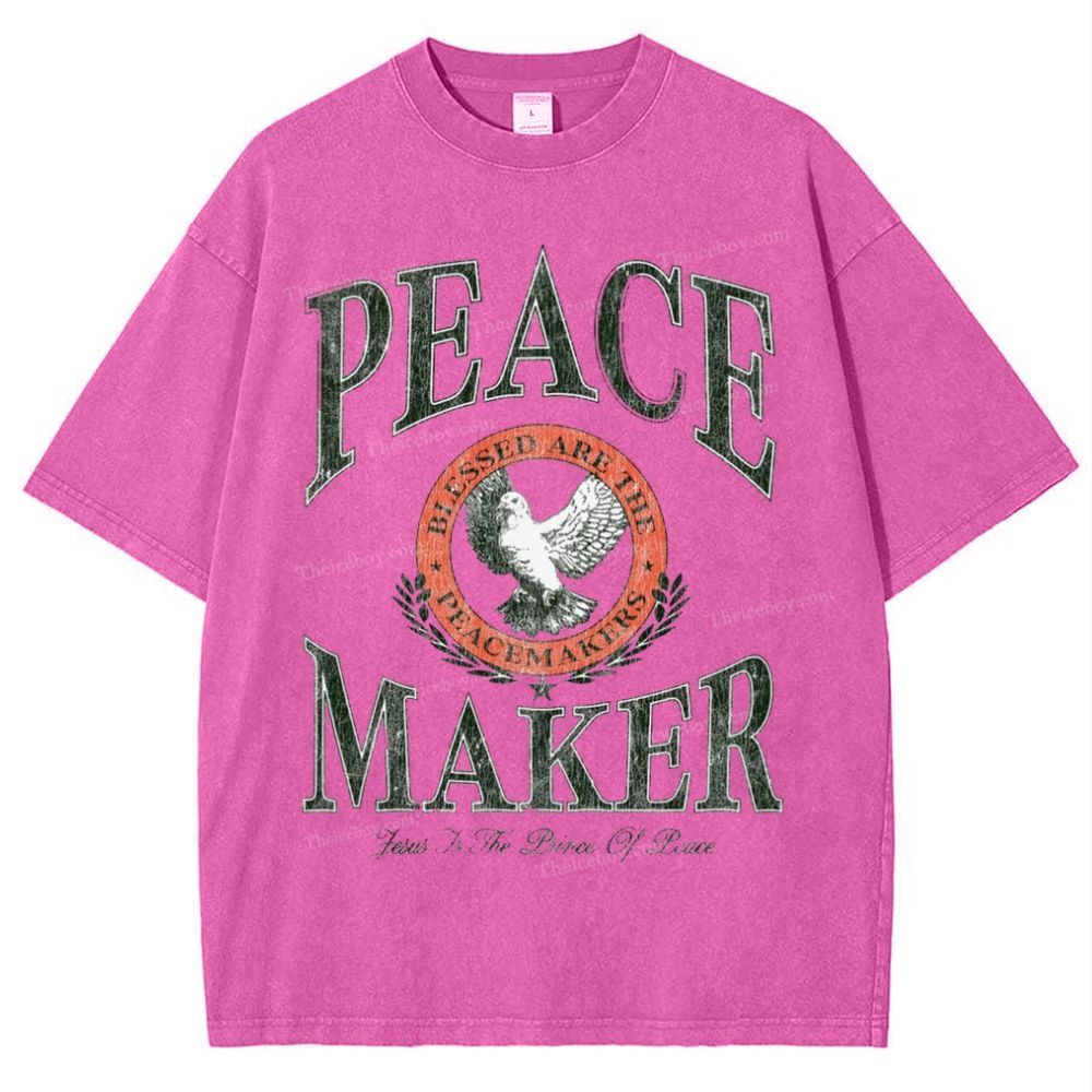 Peacemaker Snowflake Vintage Washed T-Shirt