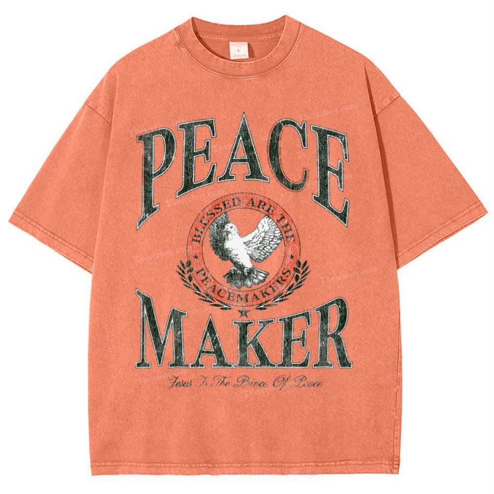 Peacemaker Snowflake Vintage Washed T-Shirt