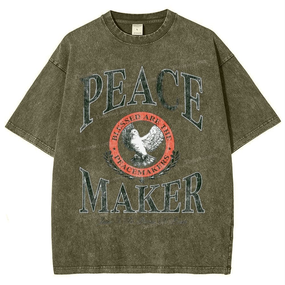 Peacemaker Snowflake Vintage Washed T-Shirt