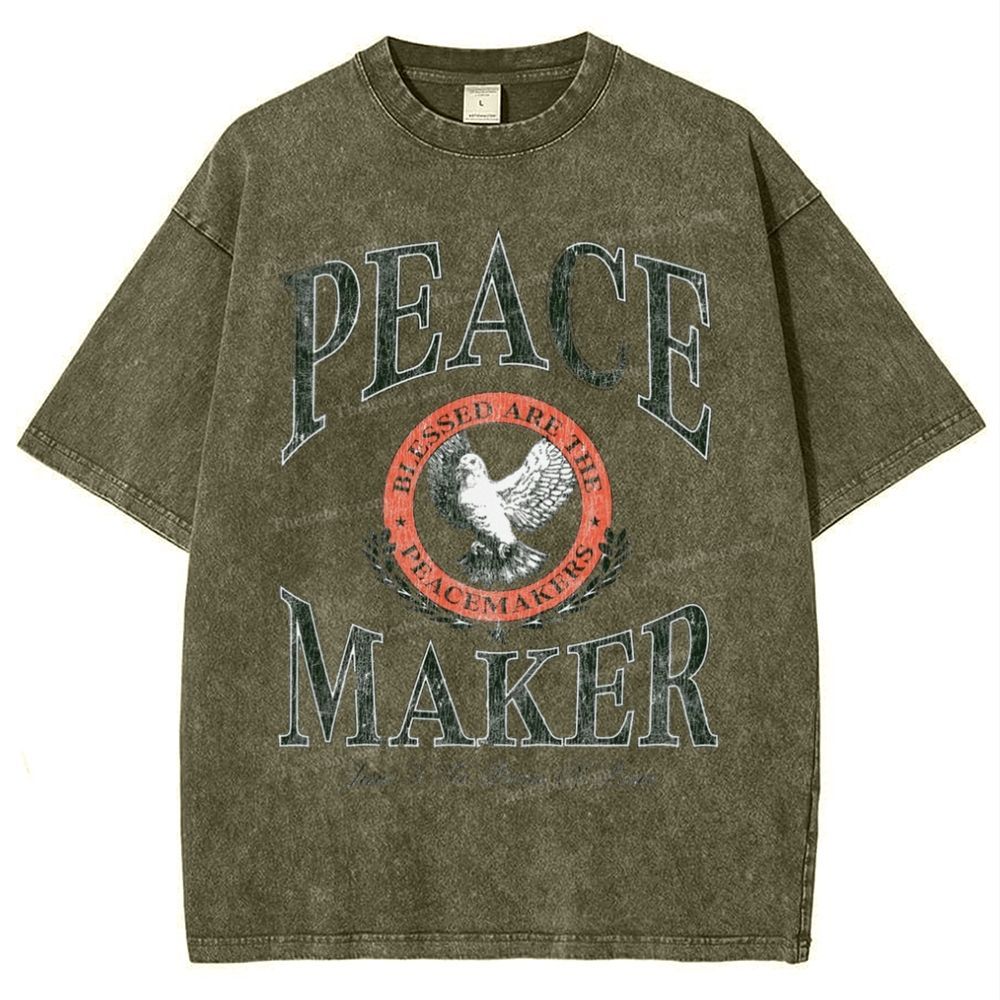 Peacemaker Snowflake Vintage Washed T-Shirt