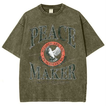 Peacemaker Snowflake Vintage Washed T-Shirt