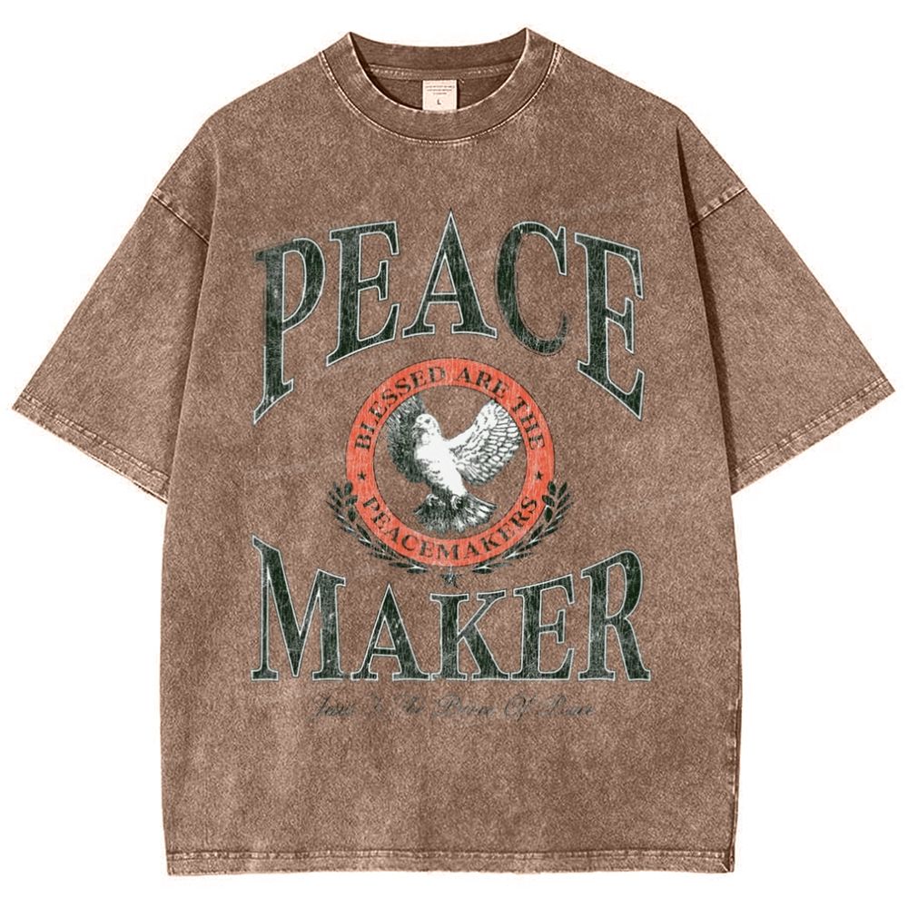 Peacemaker Snowflake Vintage Washed T-Shirt