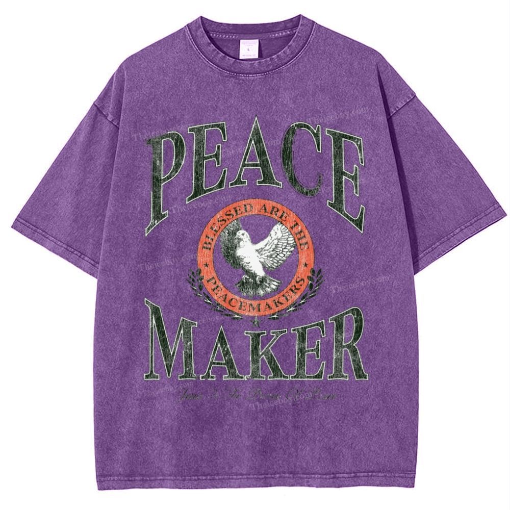 Peacemaker Snowflake Vintage Washed T-Shirt