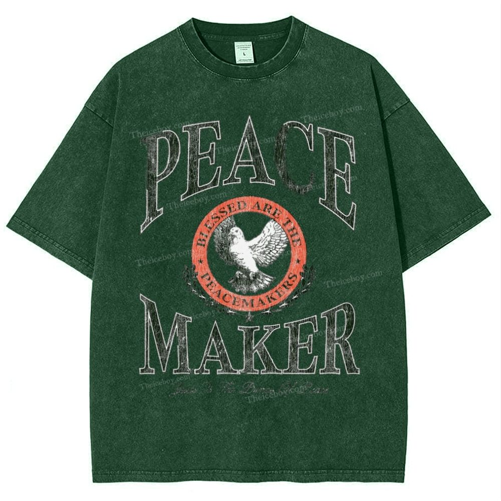 Peacemaker Snowflake Vintage Washed T-Shirt
