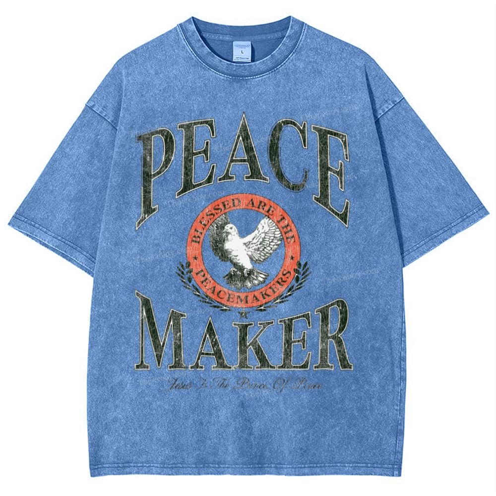 Peacemaker Snowflake Vintage Washed T-Shirt