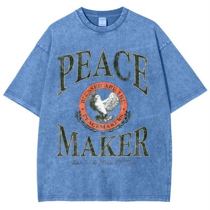 Peacemaker Snowflake Vintage Washed T-Shirt