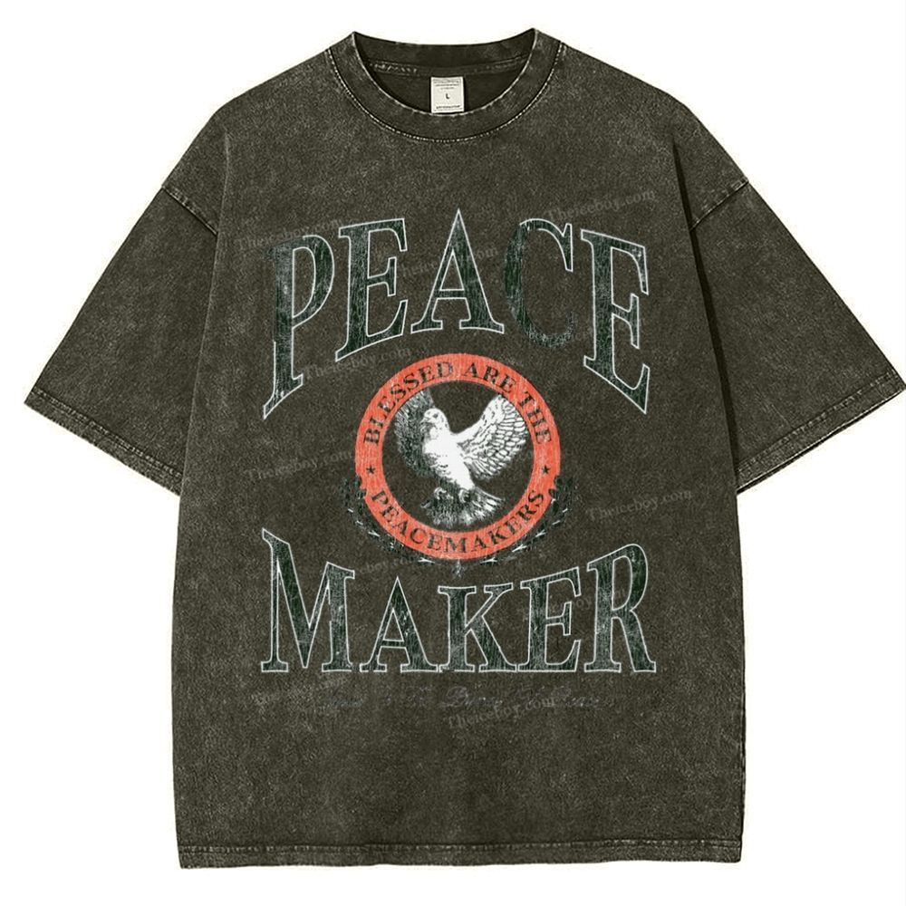 Peacemaker Snowflake Vintage Washed T-Shirt