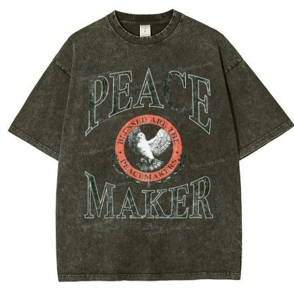 Peacemaker Snowflake Vintage Washed T-Shirt