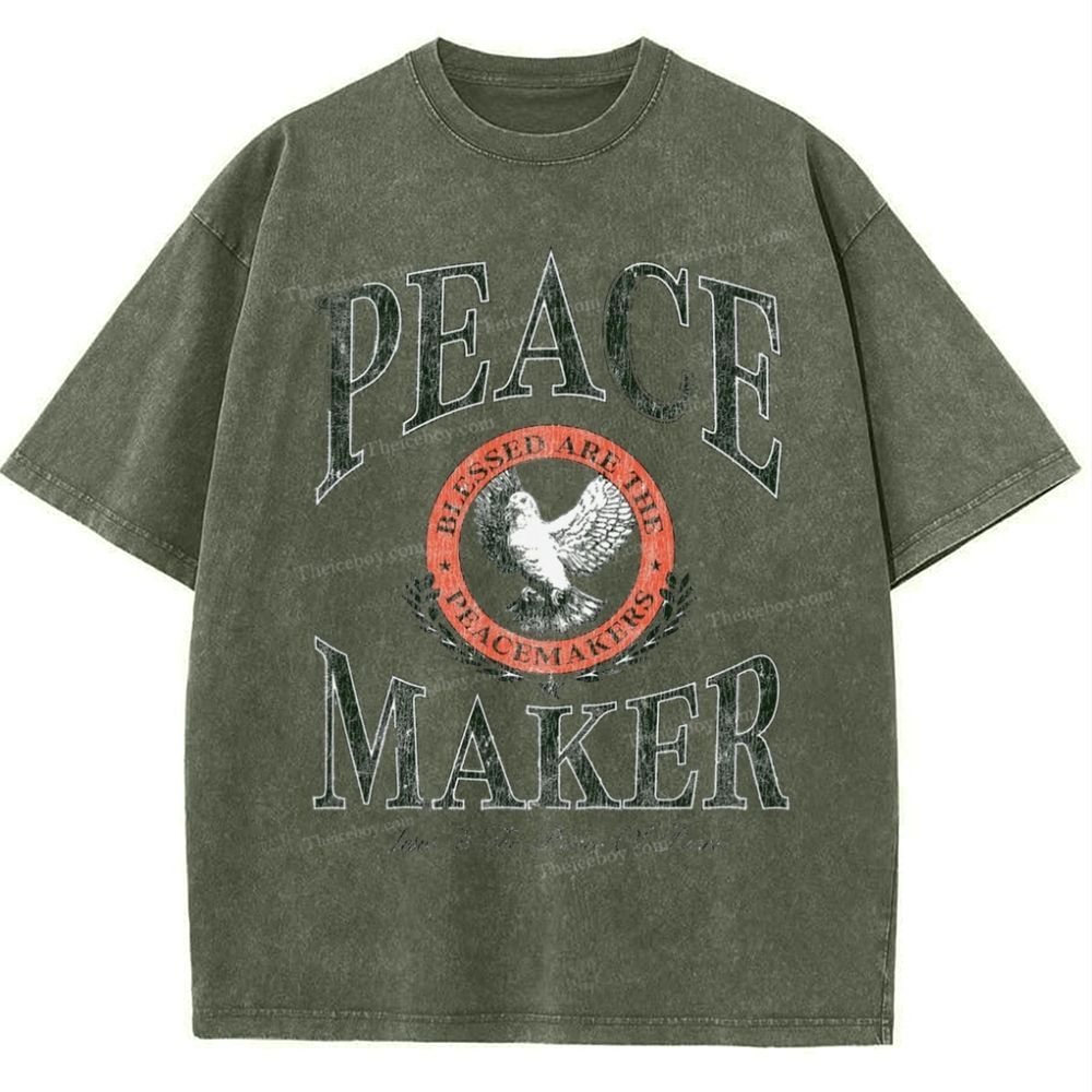 Peacemaker Snowflake Vintage Washed T-Shirt