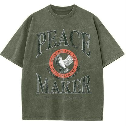 Peacemaker Snowflake Vintage Washed T-Shirt