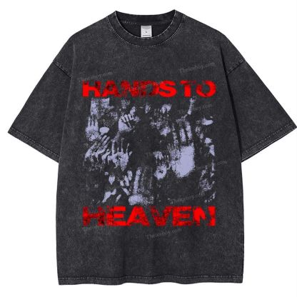 Hands To Heaven Snowflake Vintage Washed T-Shirt