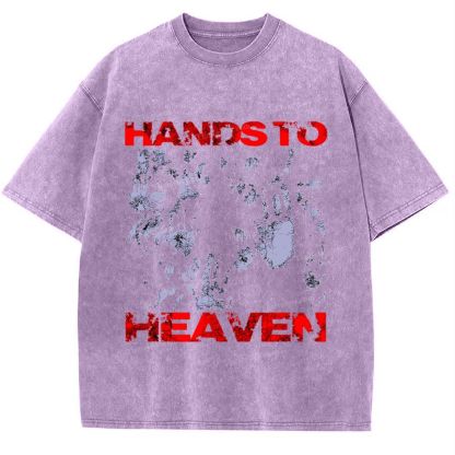 Hands To Heaven Snowflake Vintage Washed T-Shirt