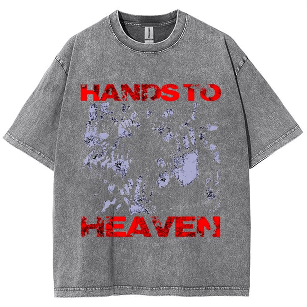 Hands To Heaven Snowflake Vintage Washed T-Shirt