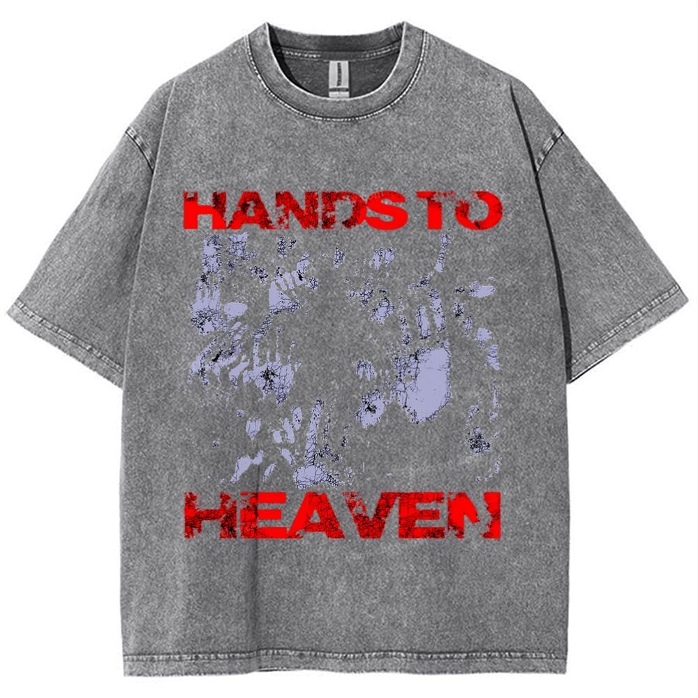 Hands To Heaven Snowflake Vintage Washed T-Shirt