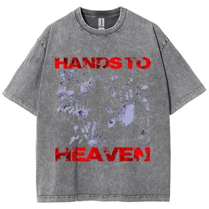 Hands To Heaven Snowflake Vintage Washed T-Shirt